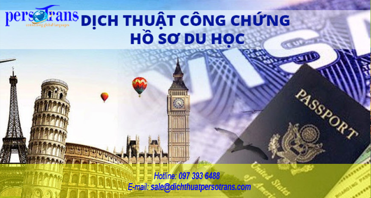 Công chứng hồ sơ du học ở đâu ?