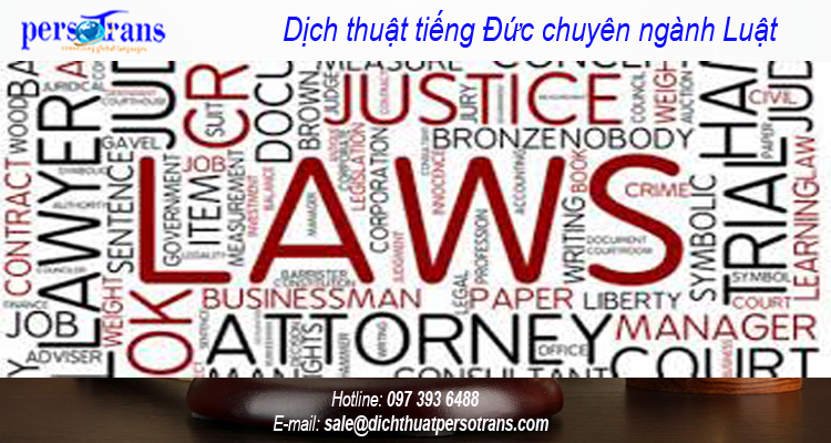 dịch thuật tiếng đức chuyên ngành luật