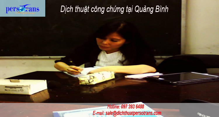 dịch thuật công chứng tại quảng bình