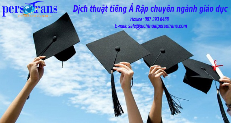 Dịch thuật tiếng Ả Rập chuyên ngành giáo dục