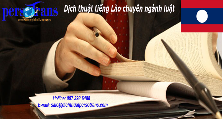 dịch thuật tiếng lào chuyên ngành luật