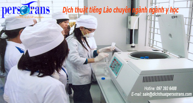 Dịch thuật tiếng Lào chuyên ngành y học