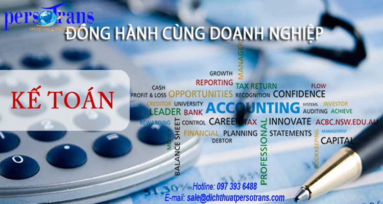 dịch thuật tiếng tây ban nha chuyên ngành kế toán