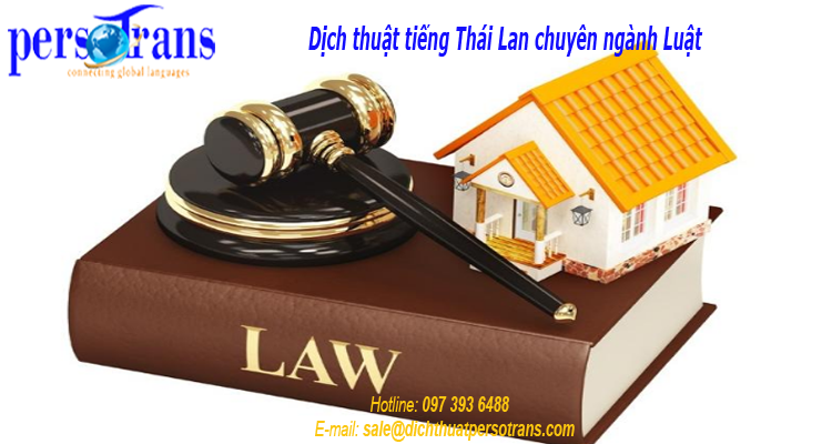 dịch thuật tiếng thái lan chuyên ngành luật