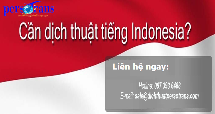 dịch thuật tiếng indonesia