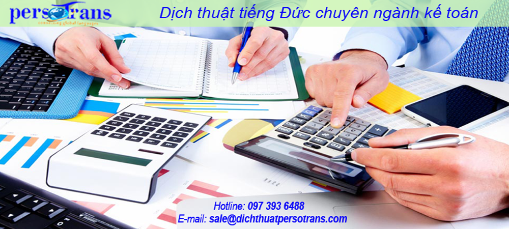 Dịch thuật tiếng Đức chuyên ngành kế toán