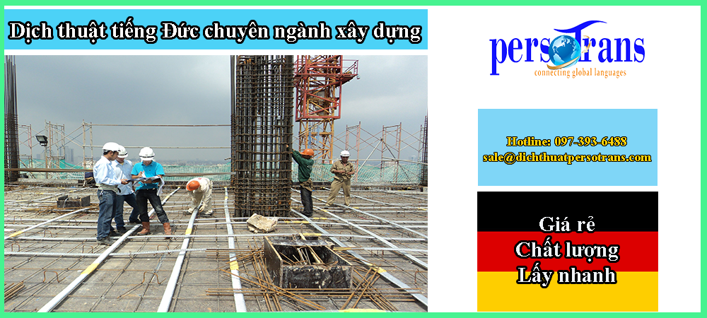 dịch thuật tiếng đức chuyên ngành xây dựngq