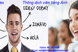 thông dịch viên tiếng anh