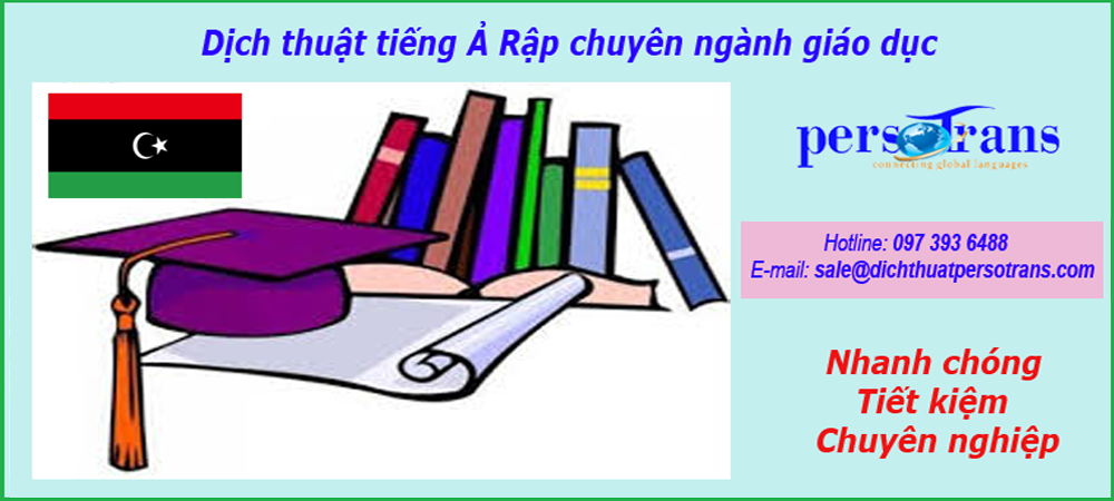 dịch thuật tiếng ả rập chuyên ngành giáo dục