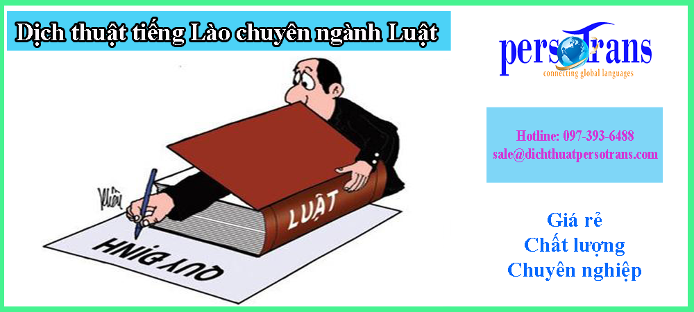 dịch thuật tiếng lào chuyên ngành luật