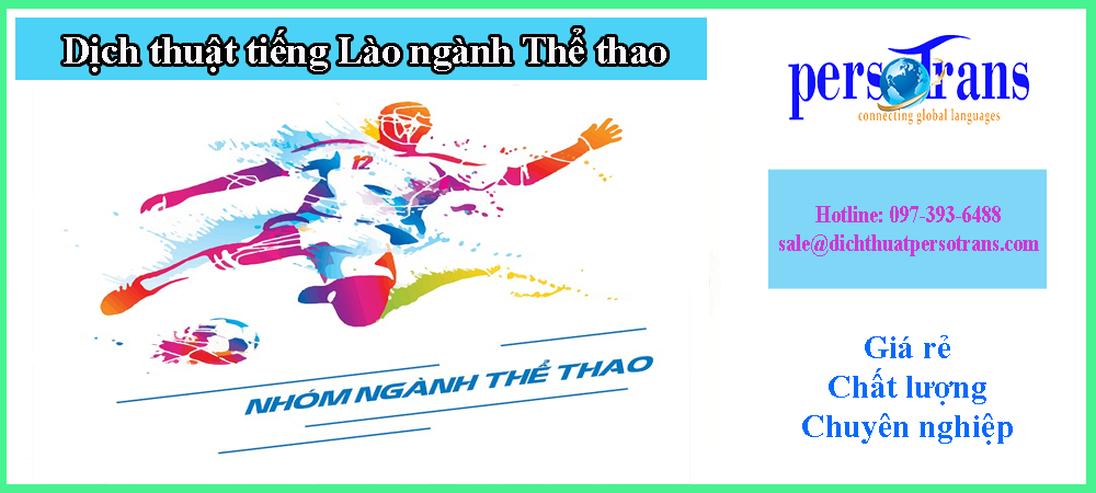 dịch thuật tiếng lào chuyên ngành thể thao