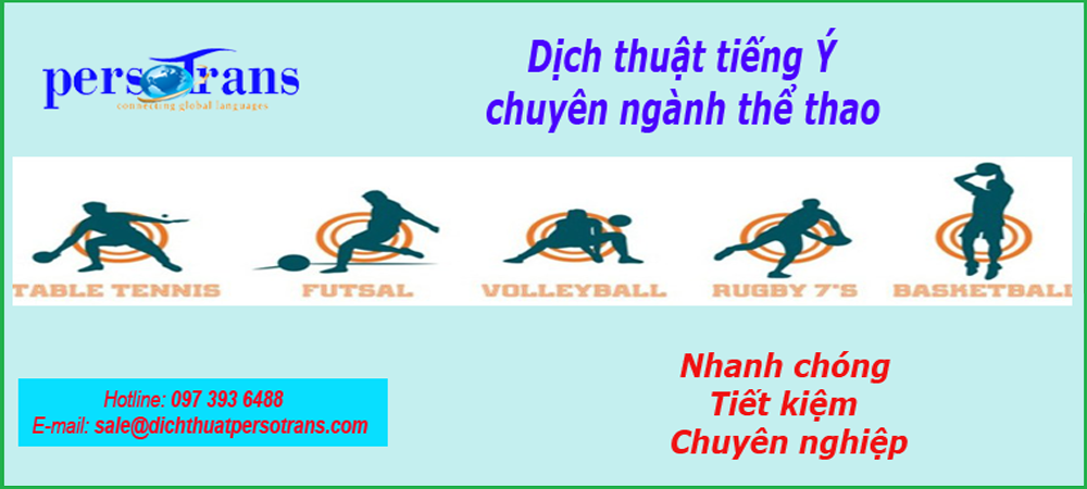 dịch thuật tiếng ý chuyên ngành thể thao